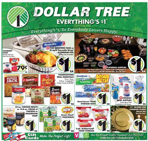 Best Deals from the Dollar Tree Black Friday Sale in 2023. These deals were available Nov. 12 – 23, 2023, at Dollar Tree stores. Gingerbread Men or House Kit, $1.25; Festive Floral or Vases, $1.25; Ornaments, $1.25; 2 for $1 Hallmark Holiday Greeting Cards; Holiday Wall Signs or Decor, $1.25; Bottle Brush Trees, $1.25; Tsum Tsum Plush Pals, $1.25 